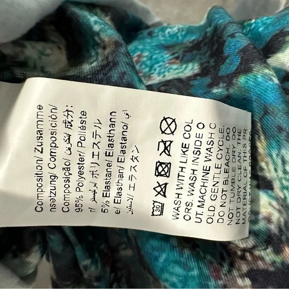 Brand new Teal Leopard Tan Lace Vneck Tank! - Picture 11 of 12